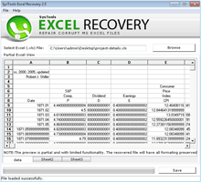 repair Damaged xlsx file